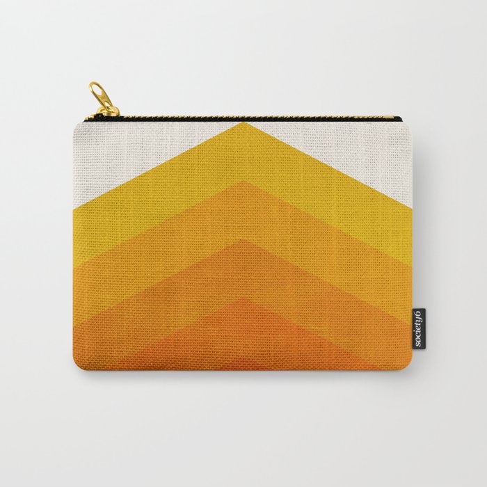 Chevron Waves: Retro Summer Edition Carry All Pouch Gallery Image 1