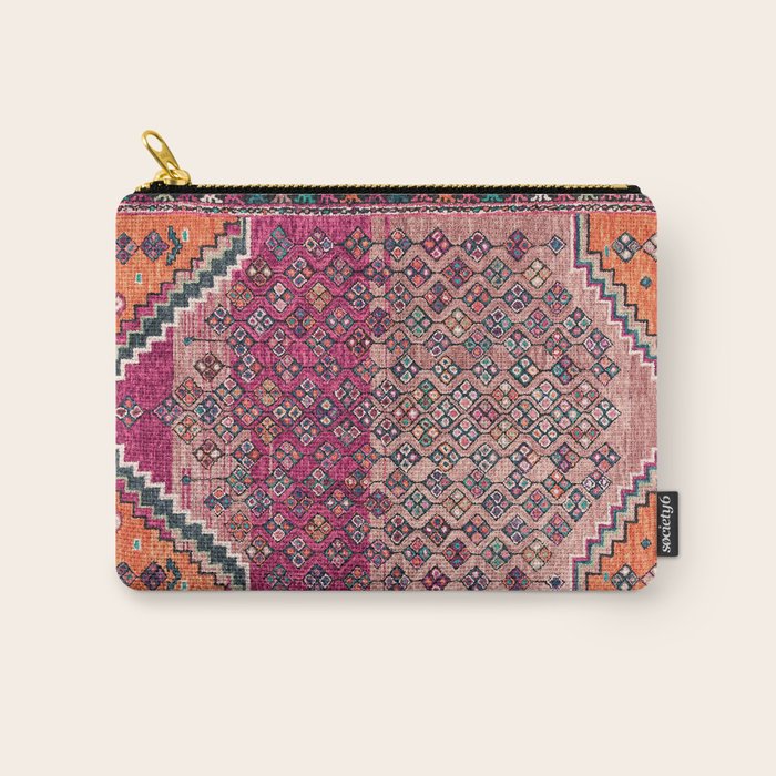 Traditional Moroccan Berber Artwork Design E17 Carry All Pouch Gallery Image 1