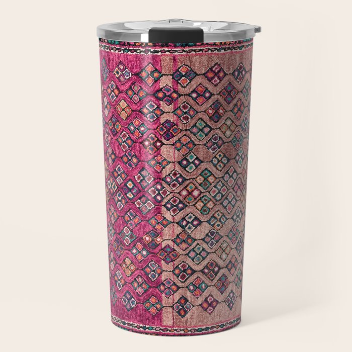 Traditional Moroccan Berber Artwork Design E17 Travel Mug Gallery Image 1