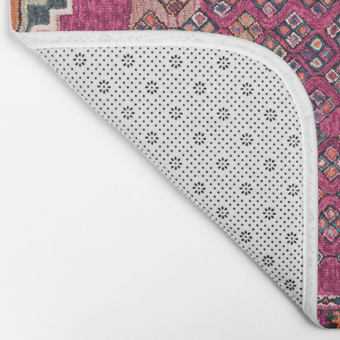 Traditional Moroccan Berber Artwork Design E17 Bath Mat Gallery Image 2