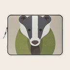Whimsy Badger Laptop Sleeve Gallery Image 1