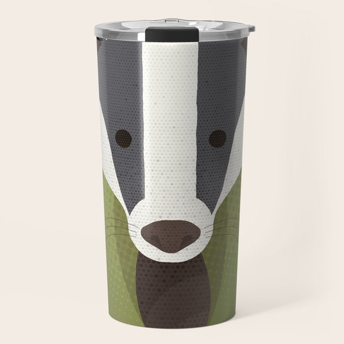 Whimsy Badger Travel Mug Gallery Image 1