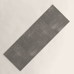 Vintage pastel brown abstract geometrical stripes Yoga Mat Gallery Image 1