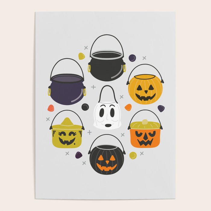 Halloween Candy Buckets Poster Gallery Image 4