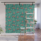Atomic Cats in Space - ©studioxtine Wall Mural Gallery Image 1