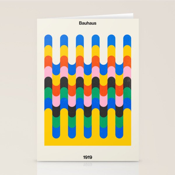 Alignment: Bauhaus 1919 Exhibition 04 Stationery Card Gallery Image 2