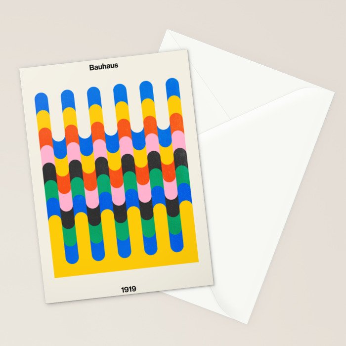 Alignment: Bauhaus 1919 Exhibition 04 Stationery Card Gallery Image 2