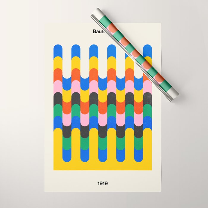Alignment: Bauhaus 1919 Exhibition 04 Wrapping Paper Gallery Image 1