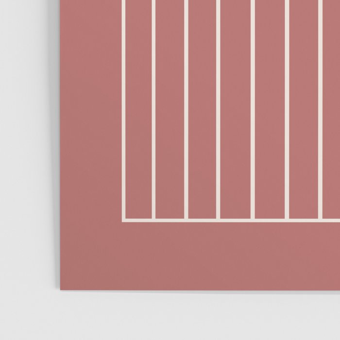 Minimal Arch LII Rose Modern Geometric Lines Poster Gallery Image 3