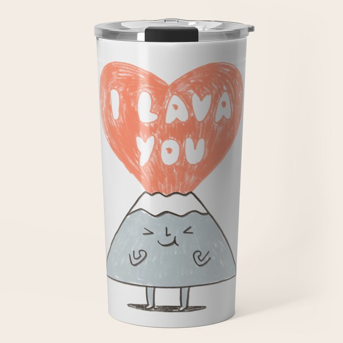 I Lava You 2 Travel Mug Gallery Image 1