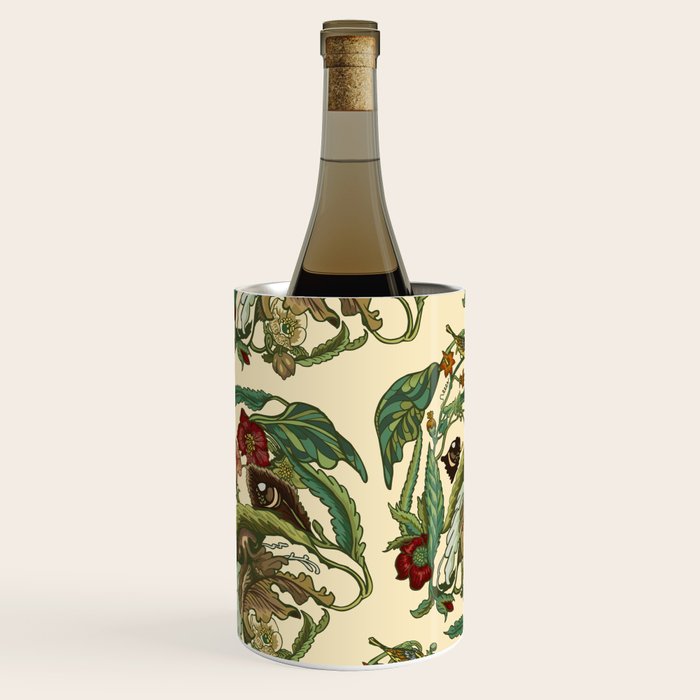 Botanical English Bulldog Wine Chiller Gallery Image 2