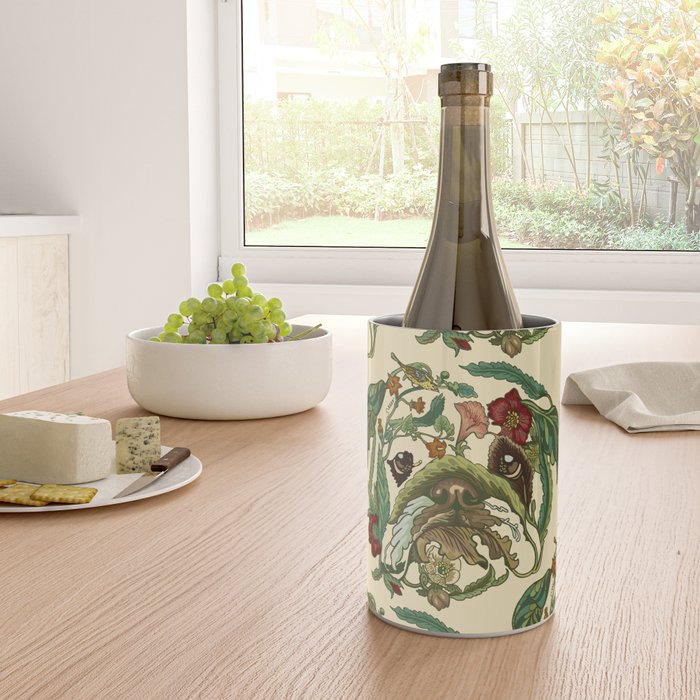 Botanical English Bulldog Wine Chiller Gallery Image 4