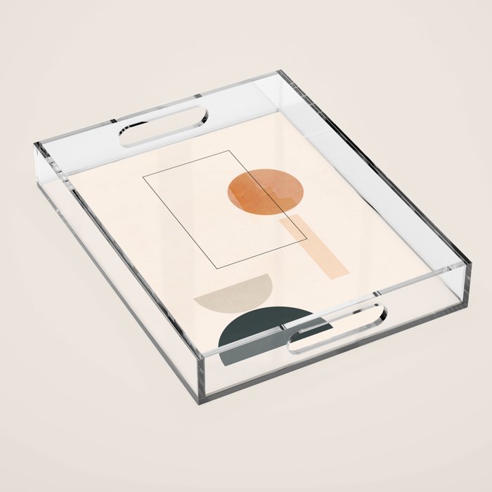 Minimal Abstract Shapes 16 Acrylic Tray Gallery Image 1