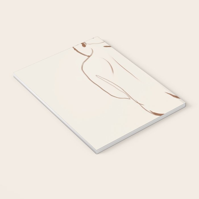 Minimal Line Art Nude 2 Notebook Gallery Image 3