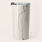 Minimal Line Art Nude 2 Travel Mug Gallery Image 3
