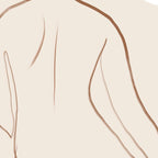 Minimal Line Art Nude 2 Coffee Mug Gallery Image 2