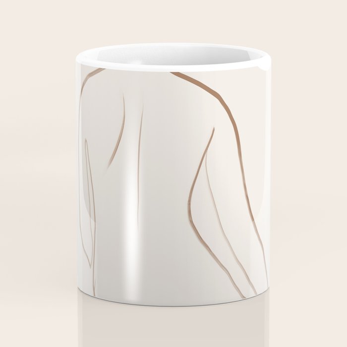 Minimal Line Art Nude 2 Coffee Mug Gallery Image 4