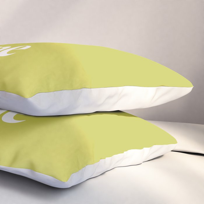Rise And Shine Lime Pillow Sham Gallery Image 3