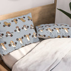 Olympic Lifting Beagles Pillow Sham Gallery Image 2