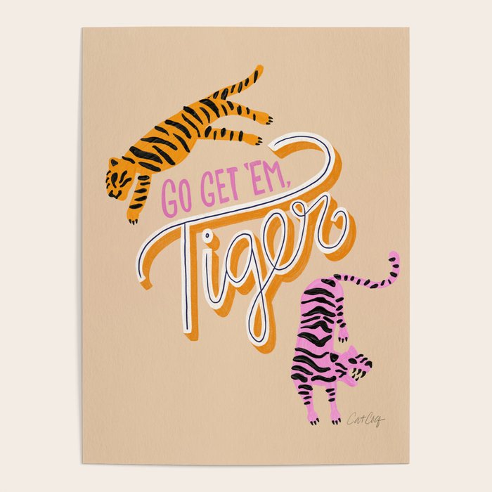 Go Get 'Em Tiger - Melon Poster Gallery Image 1