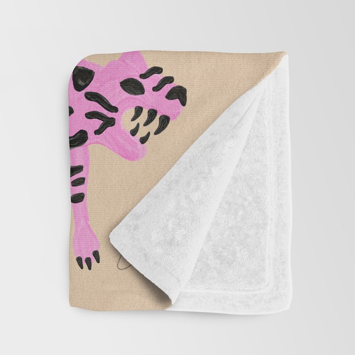 Go Get 'Em Tiger - Melon Throw Blanket Gallery Image 3