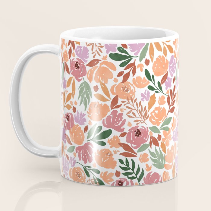 Simple colorful floral CWP Coffee Mug Gallery Image 3