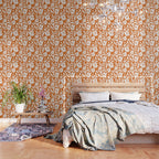 Tropical Vines Pattern - Terracotta Wallpaper Gallery Image 3