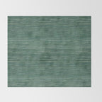 Boho Old Market Textile in Green Throw Blanket Gallery Image 2