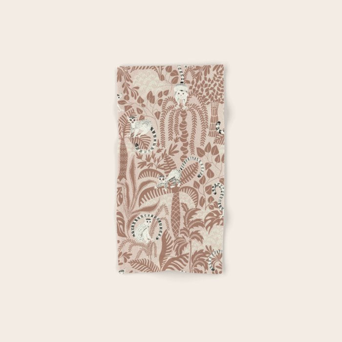Jungle adventure Pantone color of the year 2025 Bath Towel Gallery Image 1
