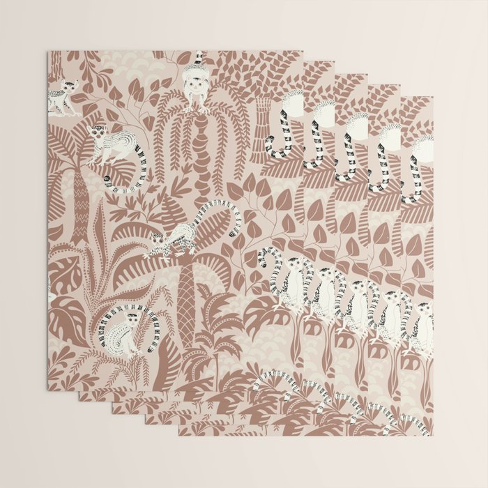 Jungle adventure Pantone color of the year 2025 Wrapping Paper Gallery Image 3