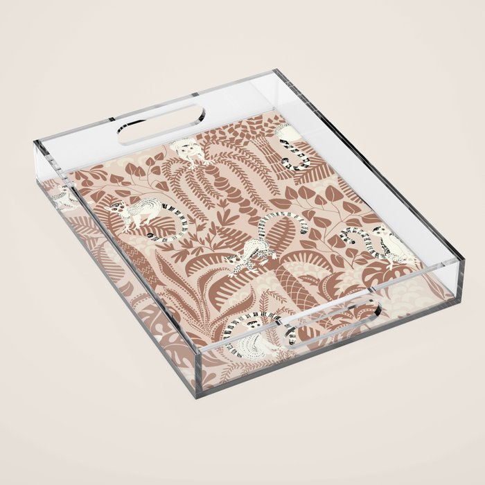 Jungle adventure Pantone color of the year 2025 Acrylic Tray Gallery Image 1