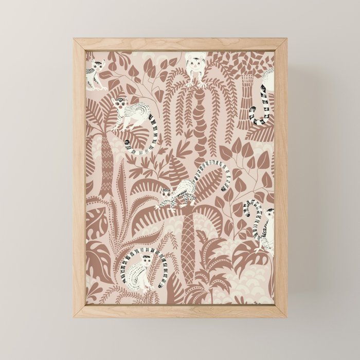 Jungle adventure Pantone color of the year 2025 Mini Art Print Gallery Image 1