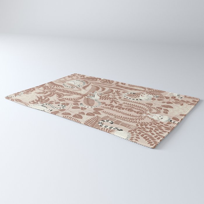 Jungle adventure Pantone color of the year 2025 Rug Gallery Image 3