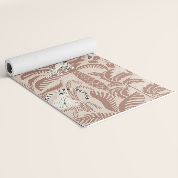 Jungle adventure Pantone color of the year 2025 Yoga Mat Gallery Image 2