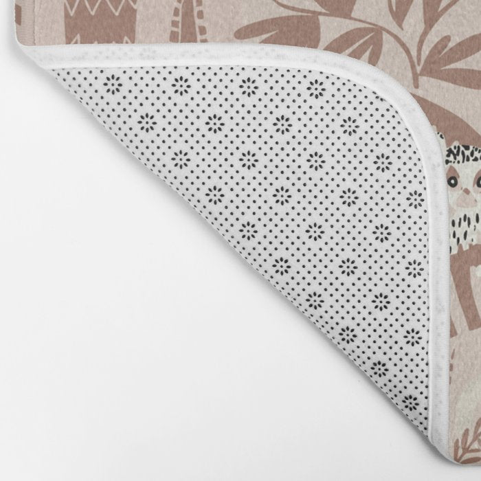 Jungle adventure Pantone color of the year 2025 Bath Mat Gallery Image 2