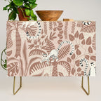 Jungle adventure Pantone color of the year 2025 Credenza Gallery Image 1