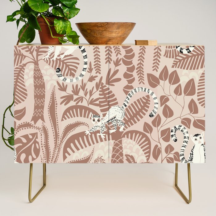 Jungle adventure Pantone color of the year 2025 Credenza Gallery Image 1