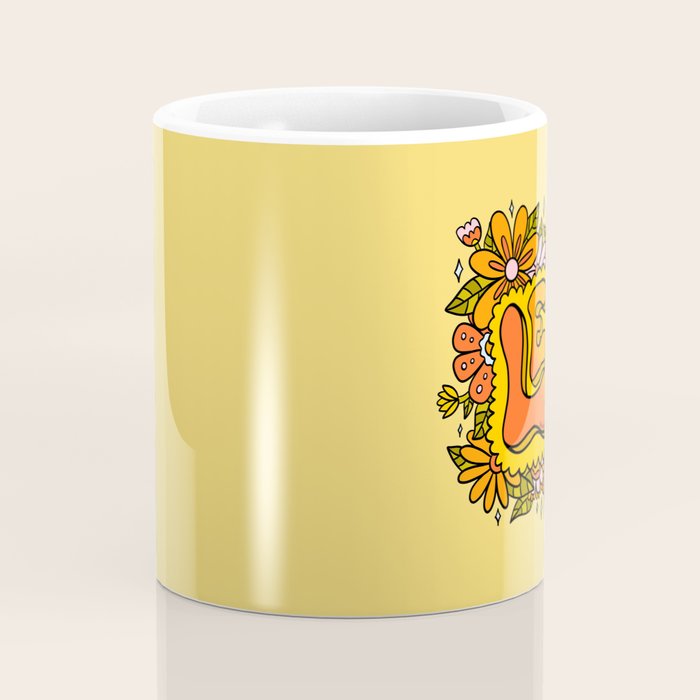 Leo Flowers Coffee Mug Gallery Image 4
