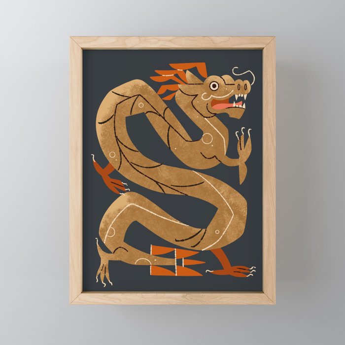 Lucky Dragon Mini Art Print Gallery Image 1