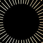 Sunburst Gold Copper Bronze on Black Coffee Mug Gallery Image 2