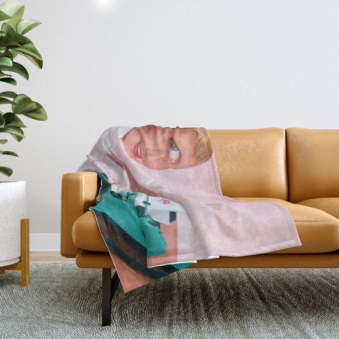 Eye love you Throw Blanket Gallery Image 1