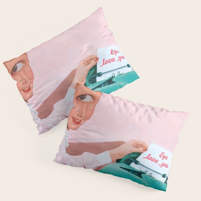 Eye love you Pillow Sham Gallery Image 3