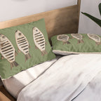 Abstract Fish Study II Pillow Sham Gallery Image 2