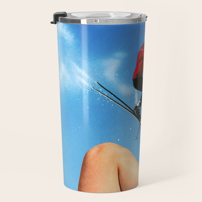 Skiing Time! Travel Mug Gallery Image 3