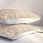 Vintage Map of The Adirondack Mountains (1874) Pillow Sham Gallery Image 3