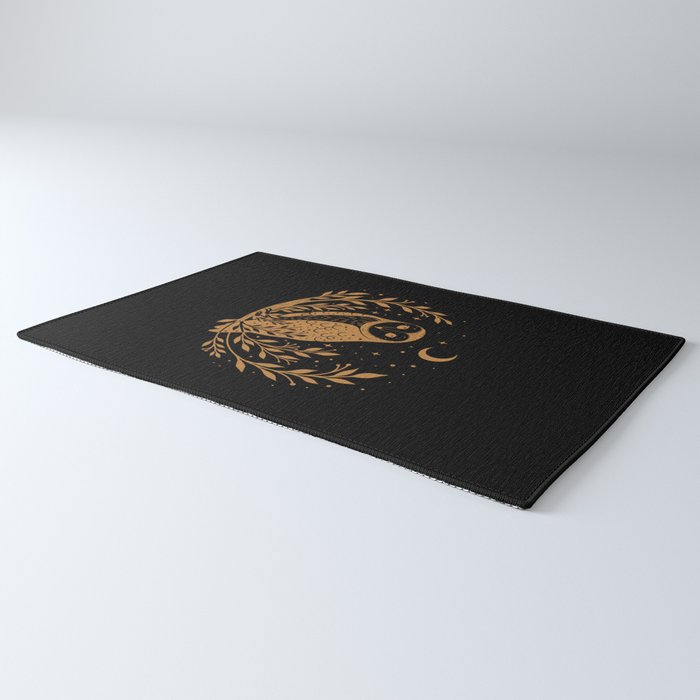 Owl Moon - Gold Rug Gallery Image 3