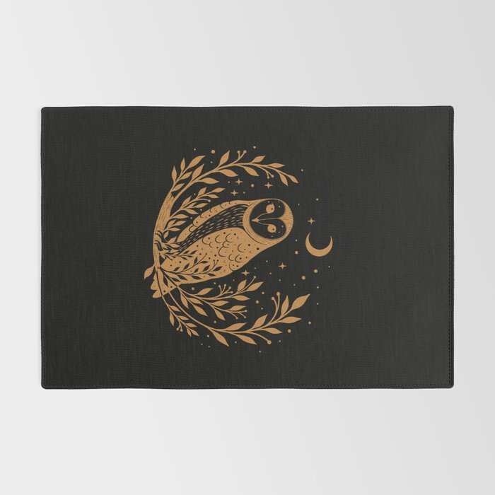 Owl Moon - Gold Rug Gallery Image 2