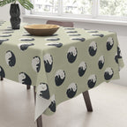 Hidden cat 26 yin yang hug Tablecloth Gallery Image 3