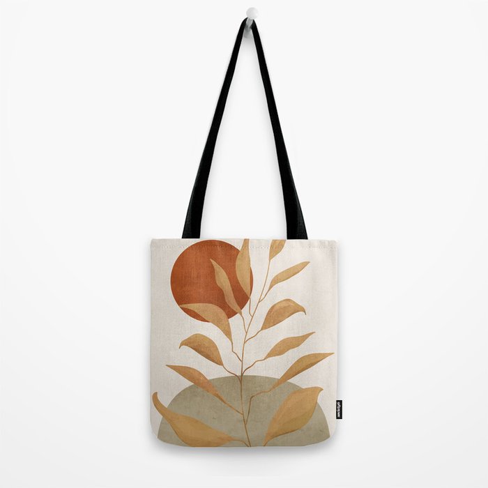 Tropical Leaf- Abstract Art 15 Tote Bag Gallery Image 2