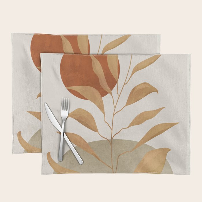 Tropical Leaf- Abstract Art 15 Placemat Gallery Image 1